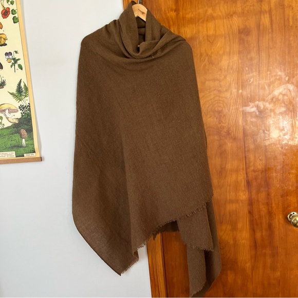 Brown boho scarf wrap - Picture 2 of 6